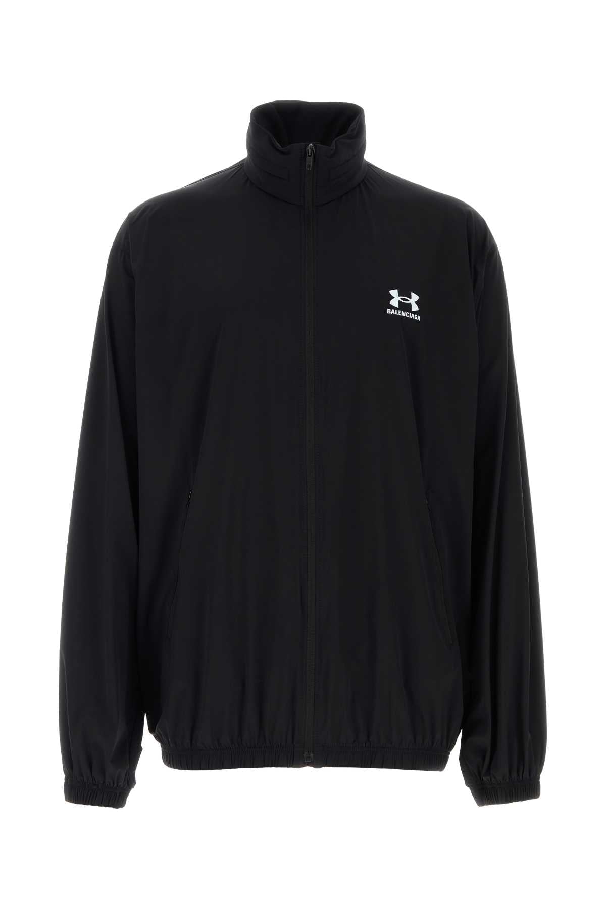 Balenciaga Unisex Black Stretch Nylon Balenciaga X Under Armour Jacket