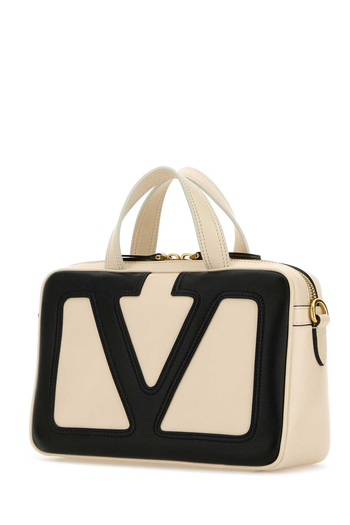 Valentino Garavani Women Ivory Leather Viva Superstar Handbag