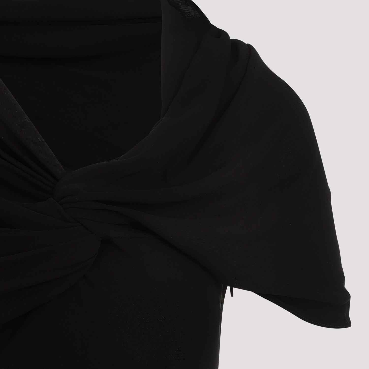 Saint Laurent Viscose Mini Dress Women