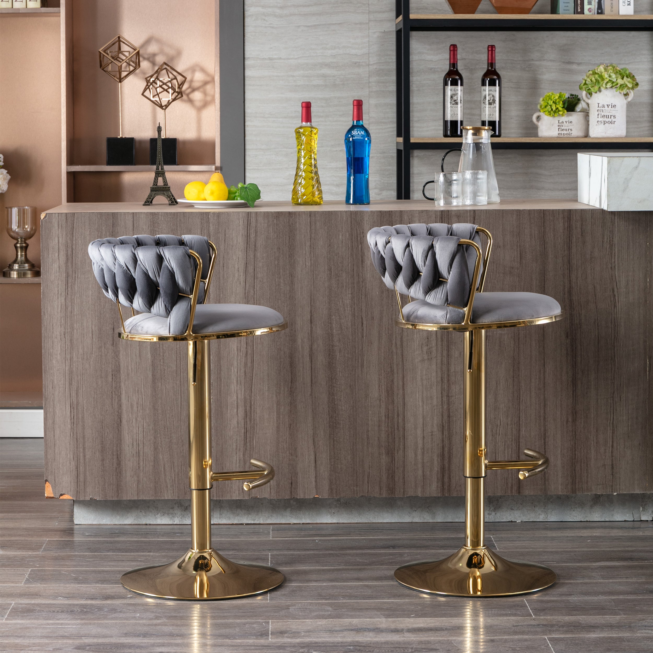 Set of 2 Bar Stools