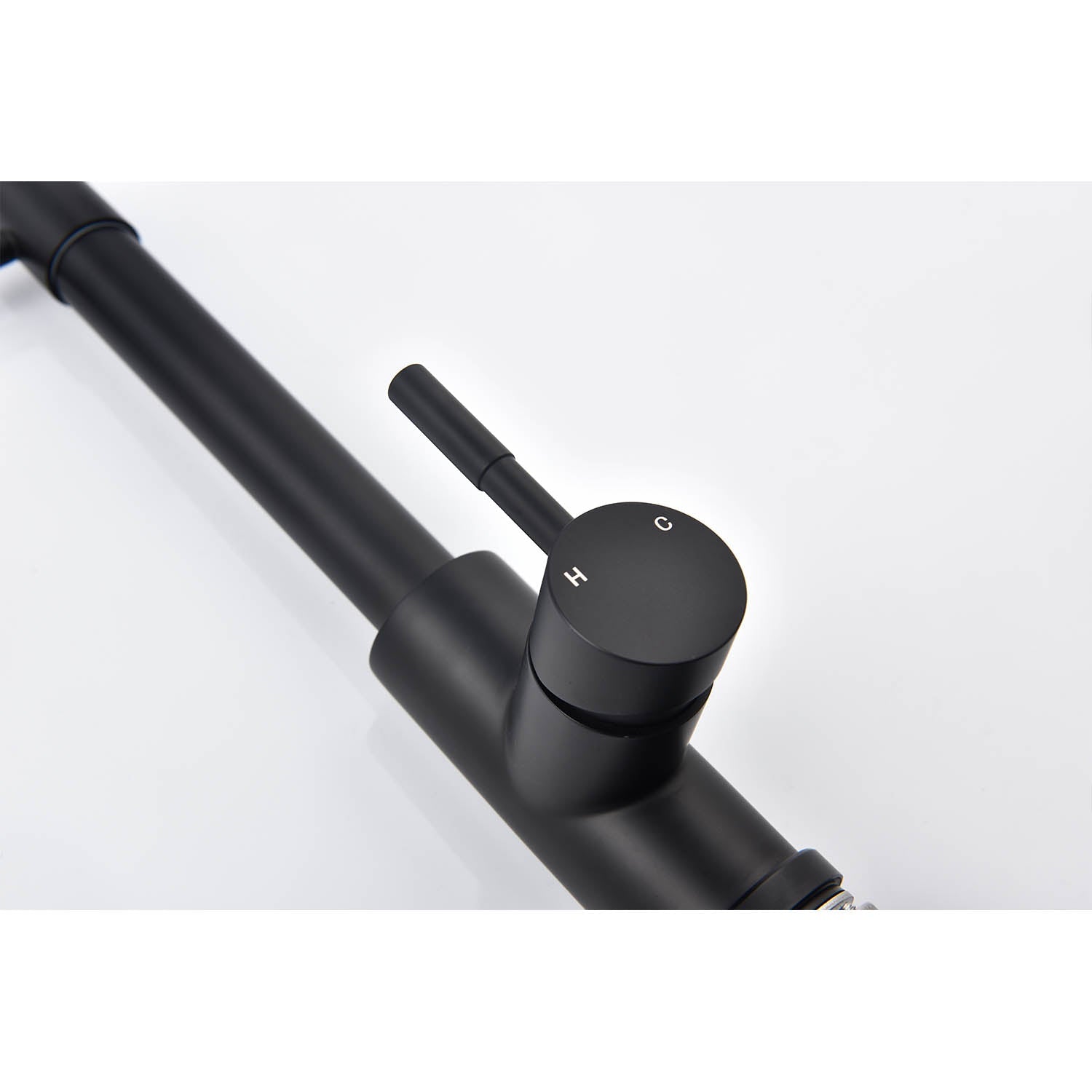 Pull Down Single Handle Spring Kitchen Faucet