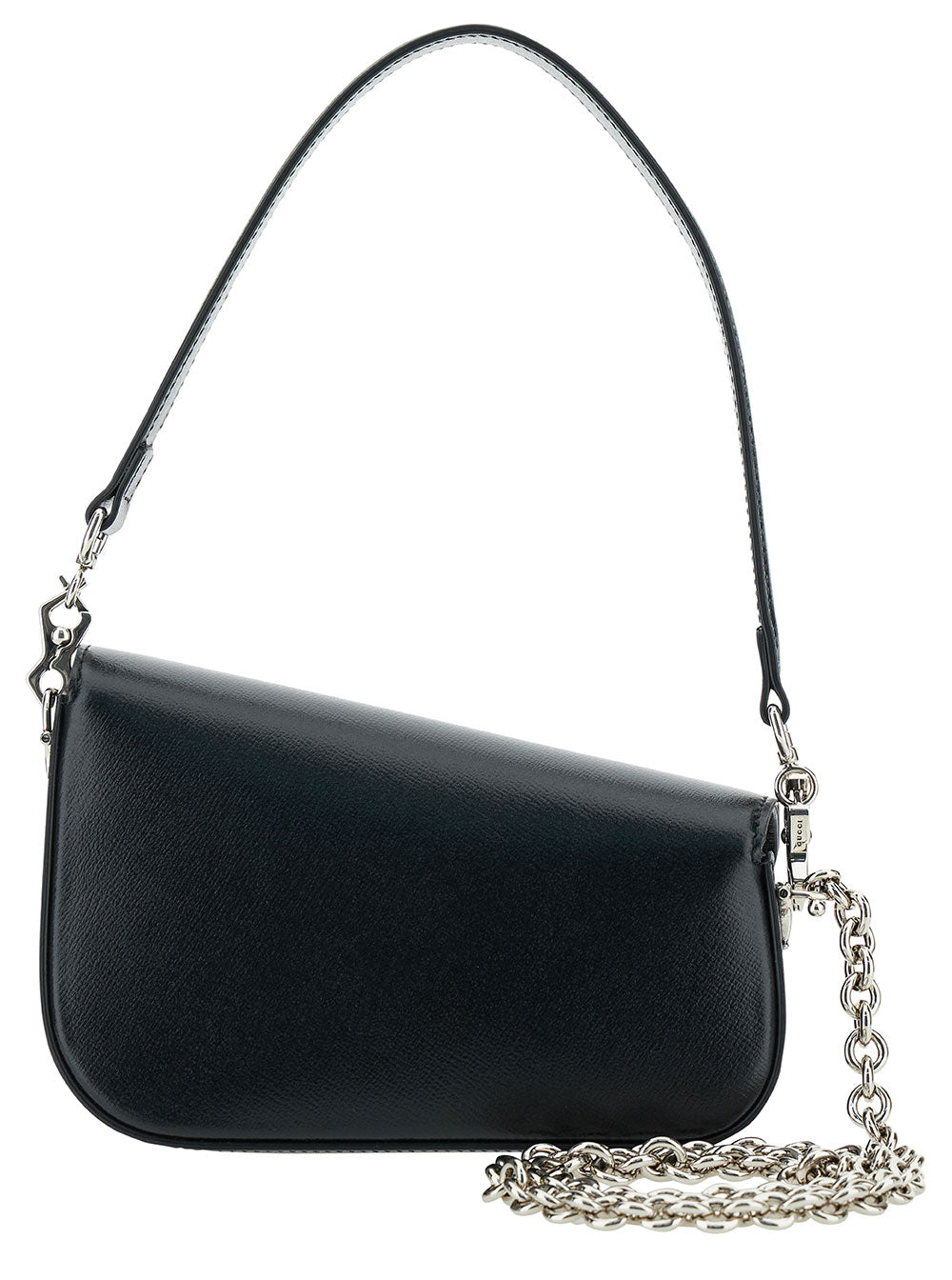 Gucci Women 'Gucci Horsebit 1955 Mini' Black Shoulder Bag With Horsebit Detail In Leather Woman