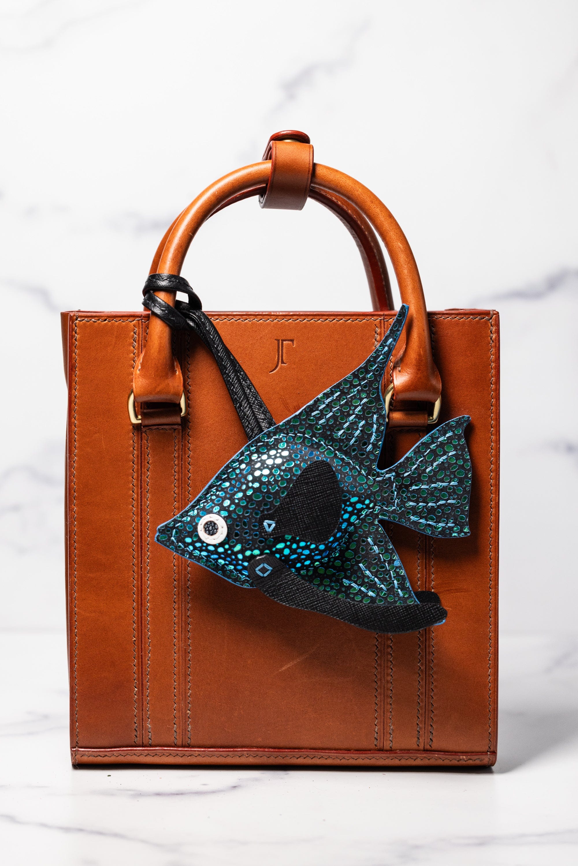 Fish Girl Summer Handbag Charm - Mermaid Holo