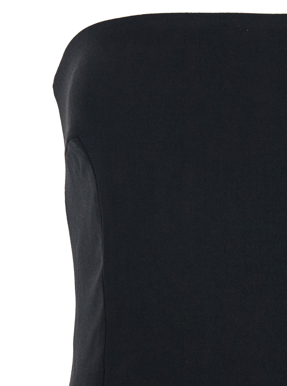 Solace London Women 'Helena' Black Long Dress With Bare Shoulder And Flared Hem In Twill Woman