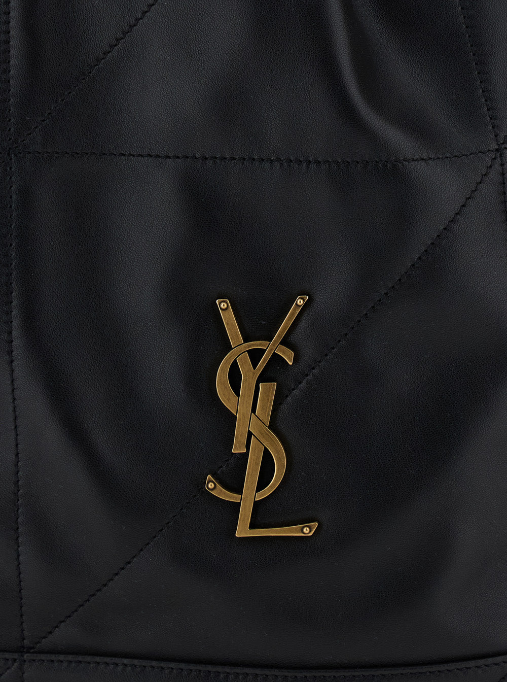 Saint Laurent Women Crossbody Bag 'Jamie' With Two Top Handles With Chain And Cassandre Plate On The Front In Black Leather For Women
