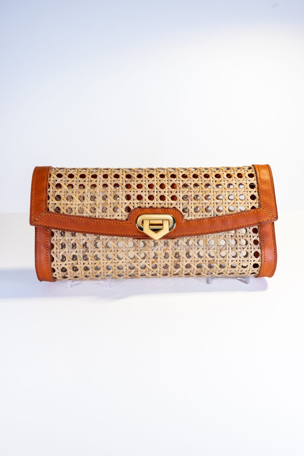 SAMPLE - The Clarendon Clutch - Rattan