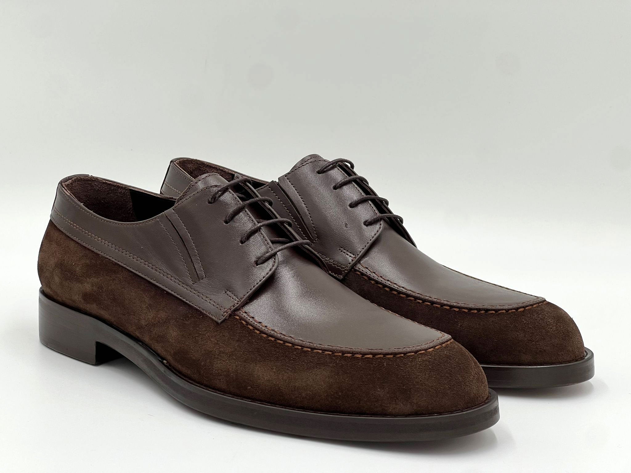 C Collection Leather Oxford - Brown