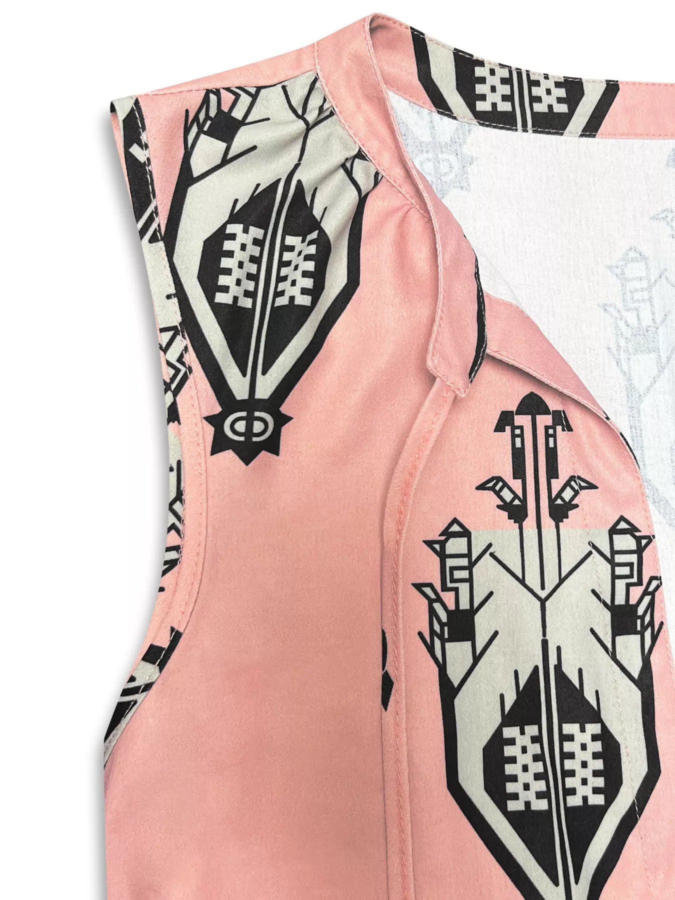 Printed Sleeveless Maxi Dress