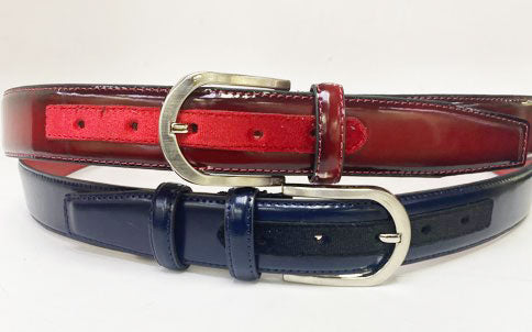 C Collection Leather Loafer - Navy