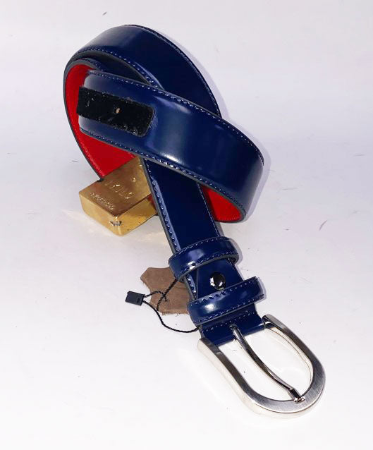 C Collection Leather Loafer - Navy