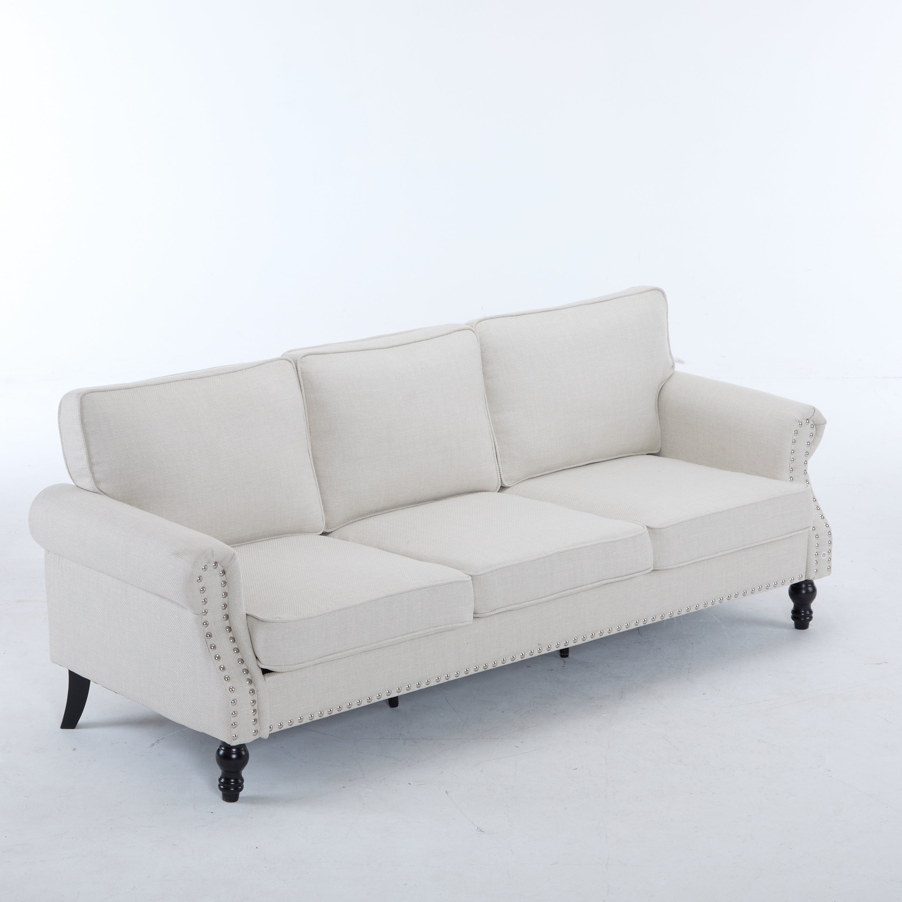 83 Inch Nailhead Trim Sofa for Living Room