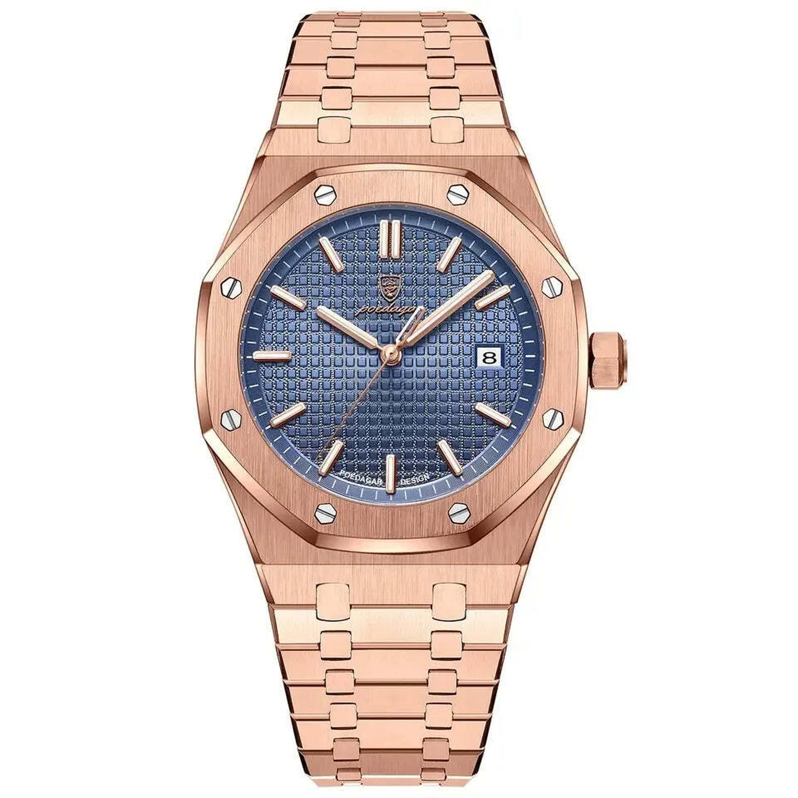 Premium Men's Waterproof Luminous Watch - Elegant Quartz Timepiece