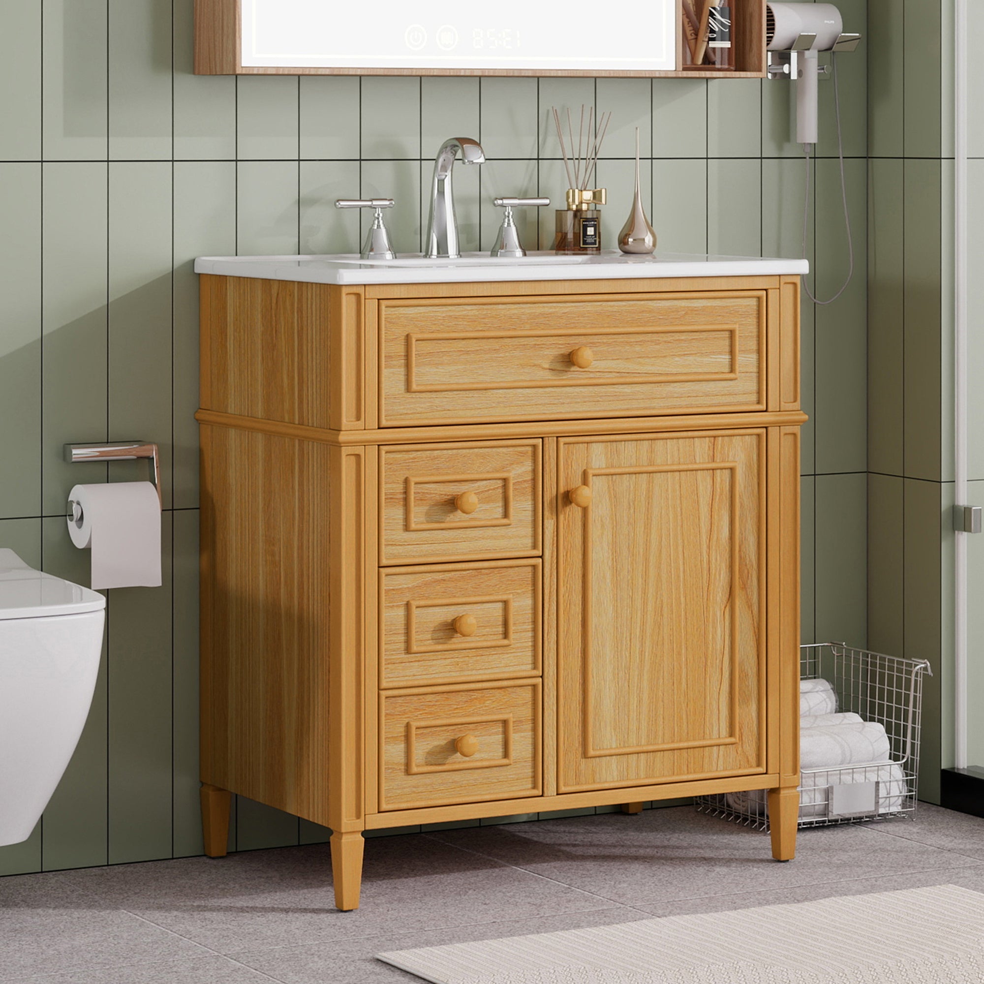 30" Bathroom Vanity with Sink