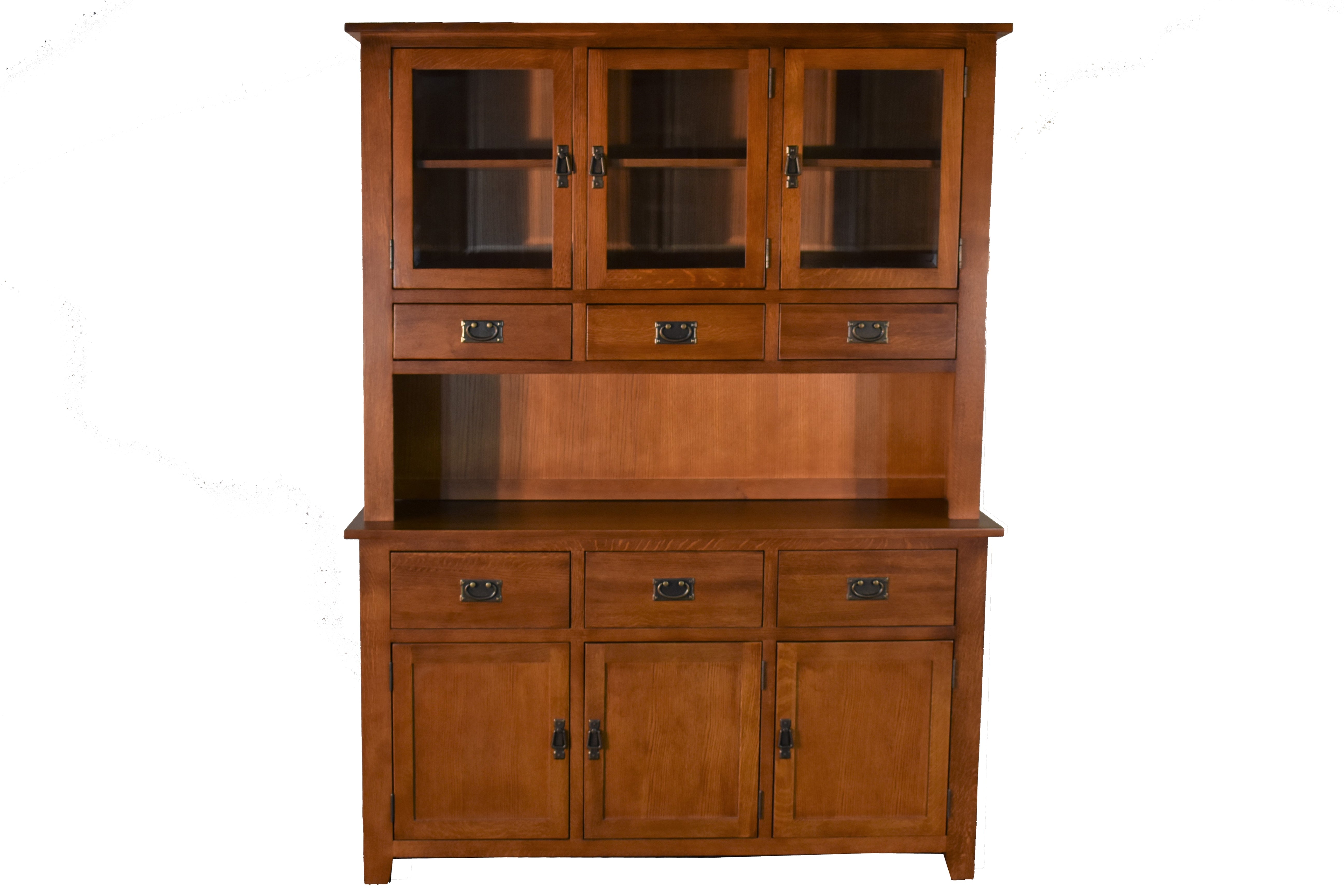 Mission 6 Door & 6 Drawer China Cabinet - Michael's Cherry - 59"