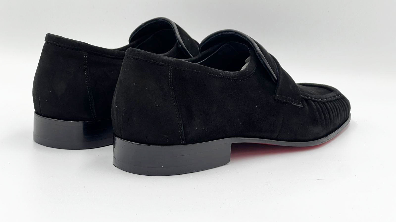C Collection Suede Loafer - Black
