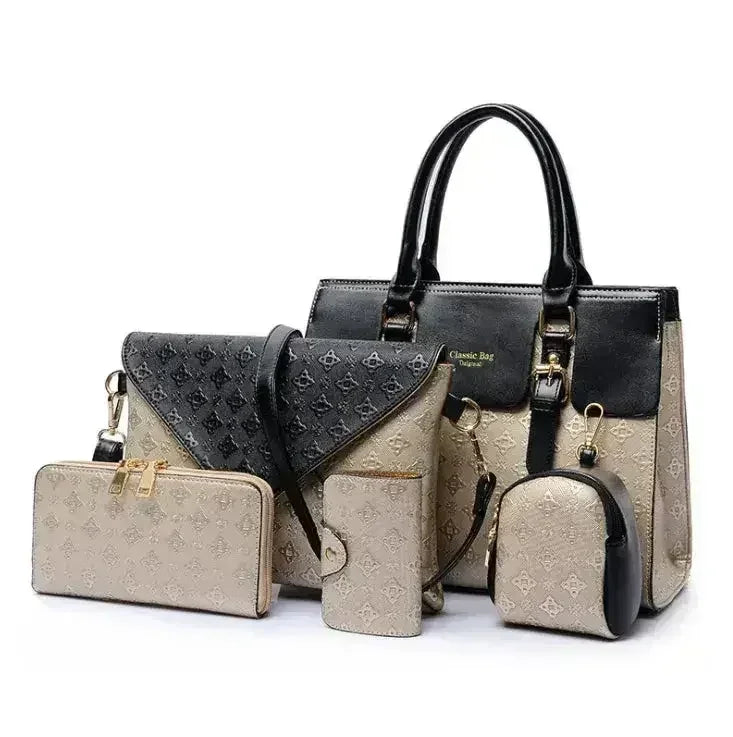 The Maison Set — Luxury PU Leather Handbag Collection for Women