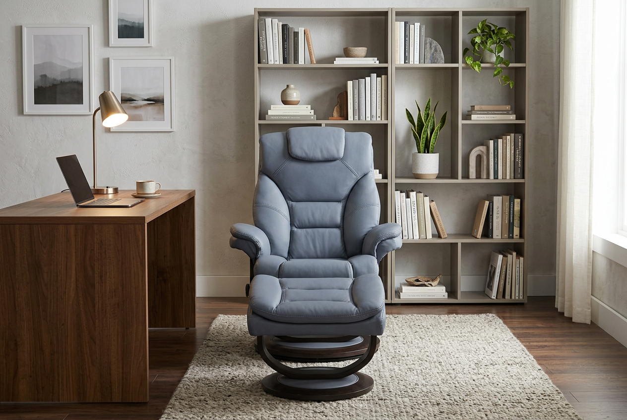 Oslo Euro Recliner w/ Ottoman