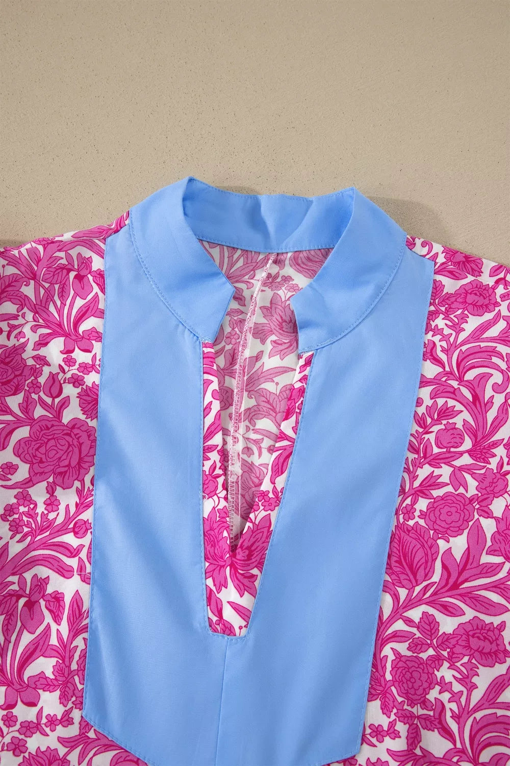 Floral Print Ruffle Cap Sleeve Dress