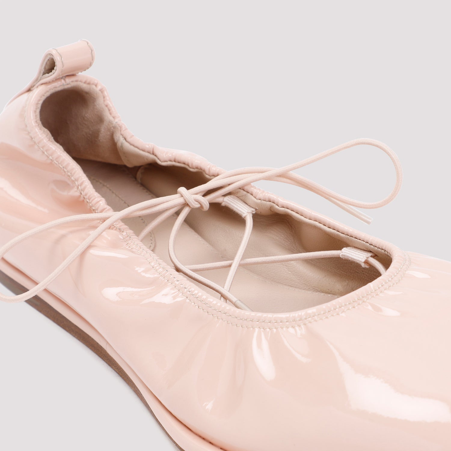 Simone Rocha Heart Toe Lace-Up Ballerina Women