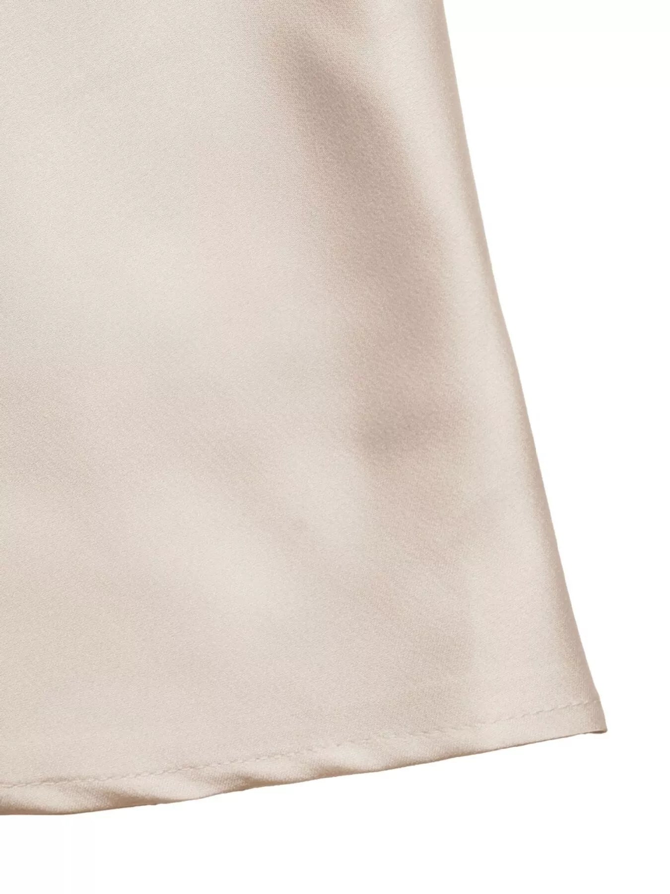 Satin V-Neck Maxi Dress