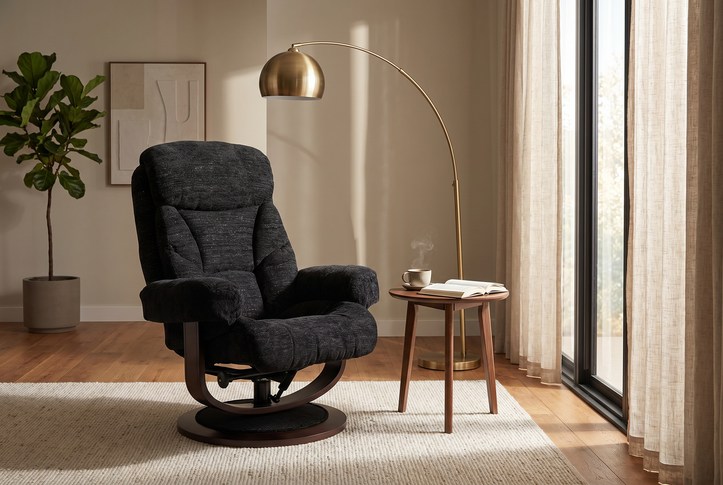 Oslo Euro Recliner w/ Ottoman