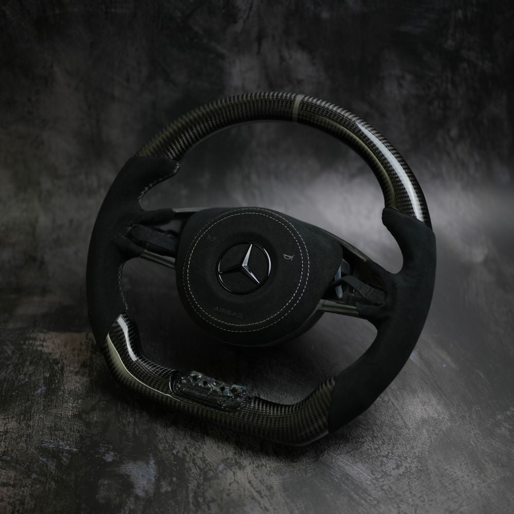 2015-2018 Mercedes Benz AMG | Retrofit for older/ non-AMG Models Available Custom Steering Wheel by Exclusive Steering
