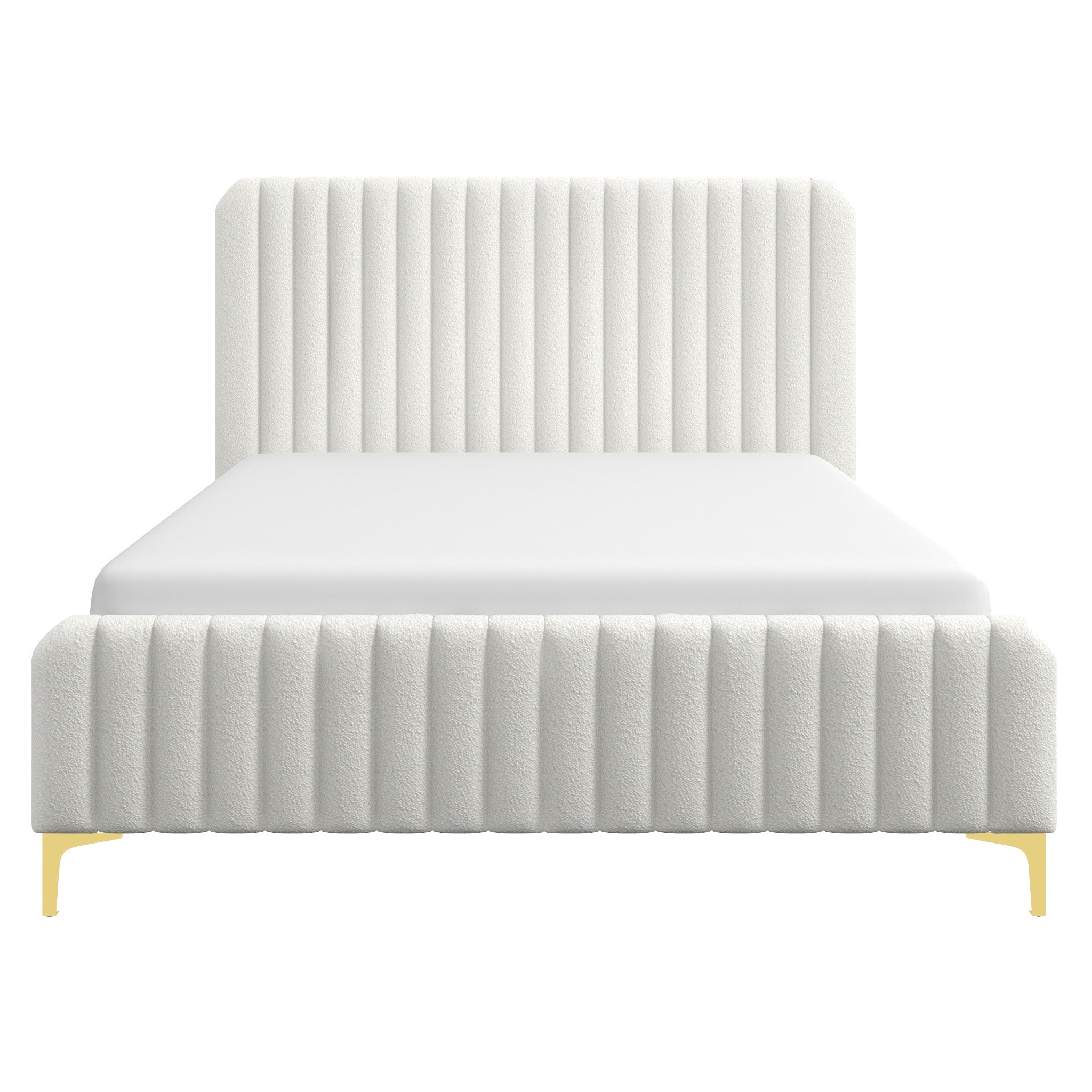 Valery King Size Upholstered Platform Bed