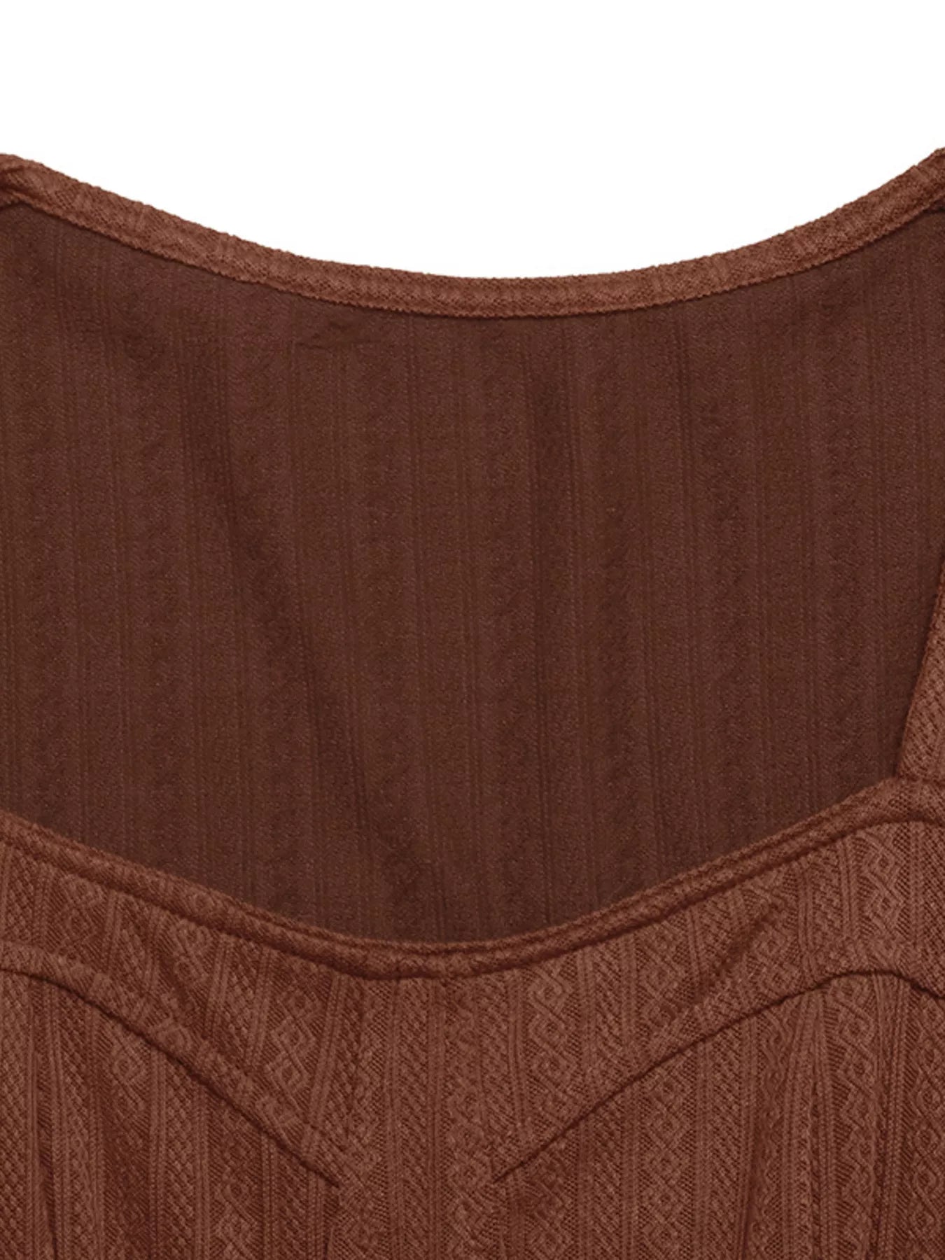 Ruffled Hem Long Sleeve Knit Dress