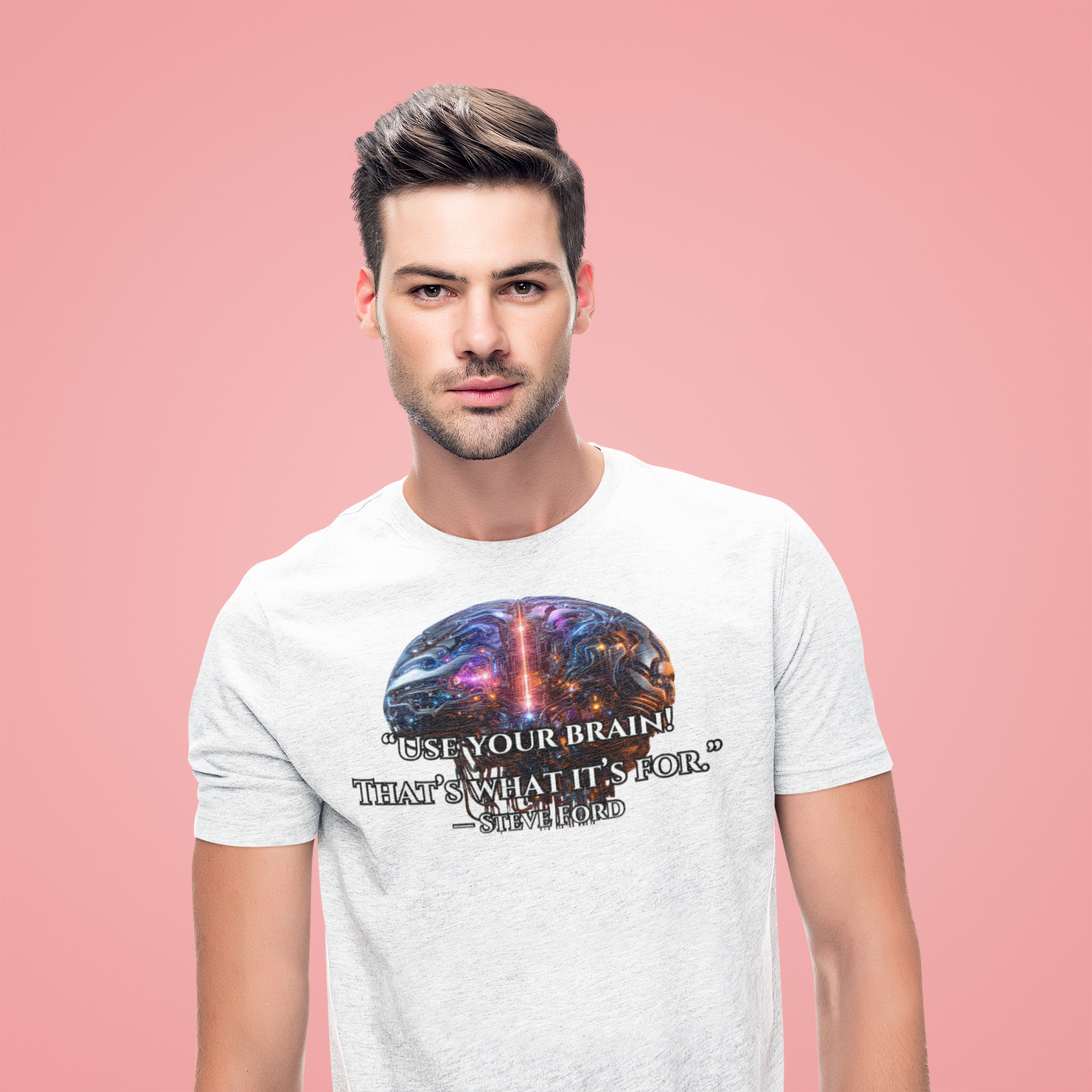 “Use your brain! That’s what it’s for.” - Under ArmourⓇ athletic t-shirt