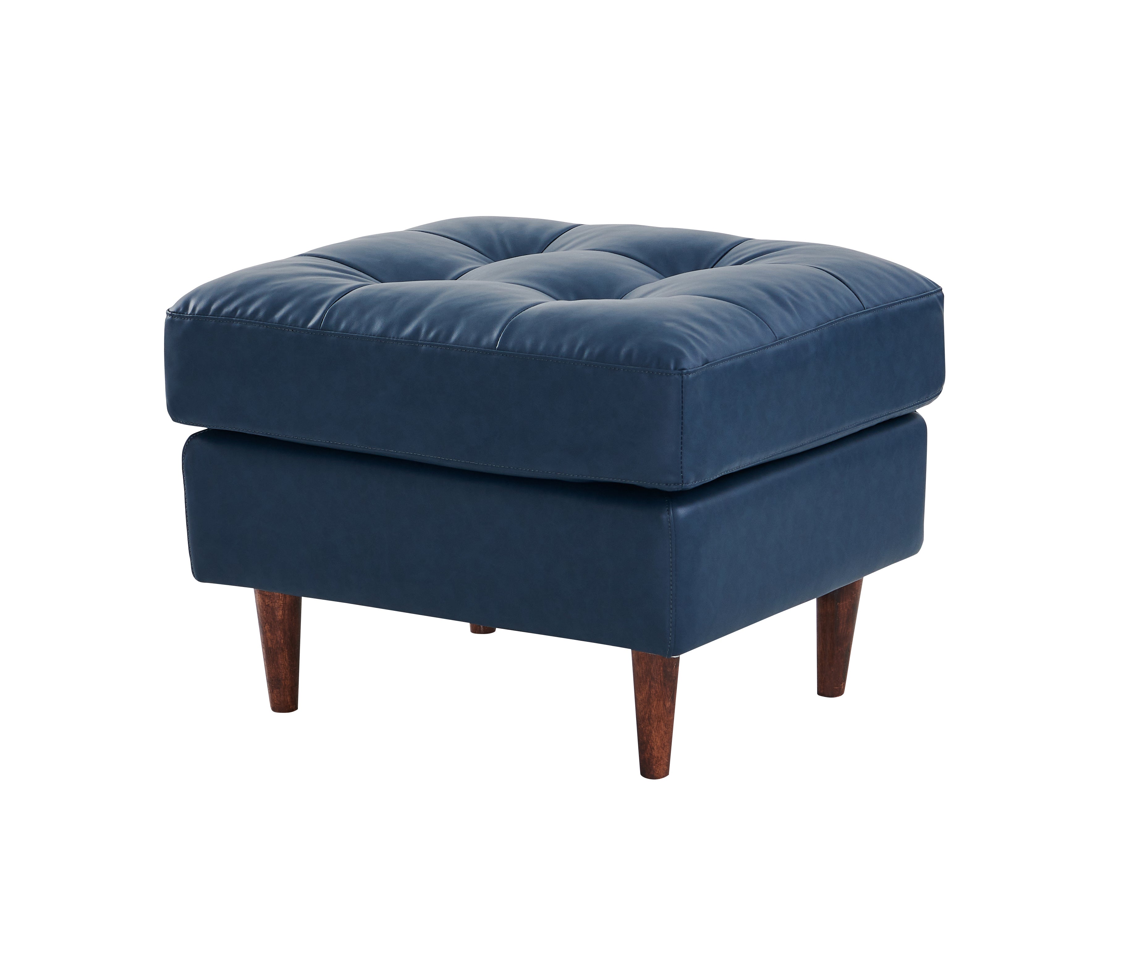Alessandra Modern Contemporary Eco Leather Arm Chair - Blue