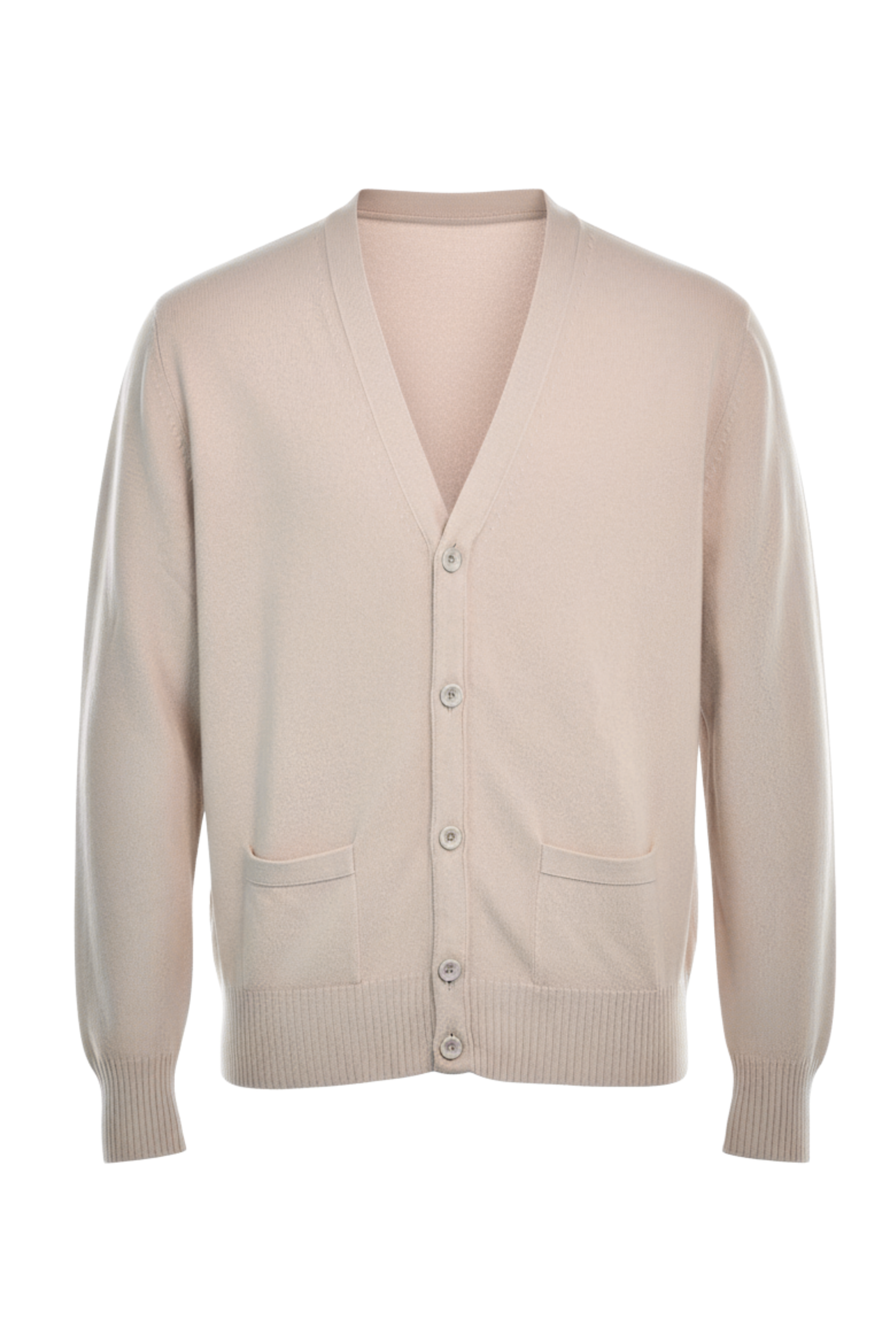 Manrico Cashmere Button Down V-Neck Cardigan