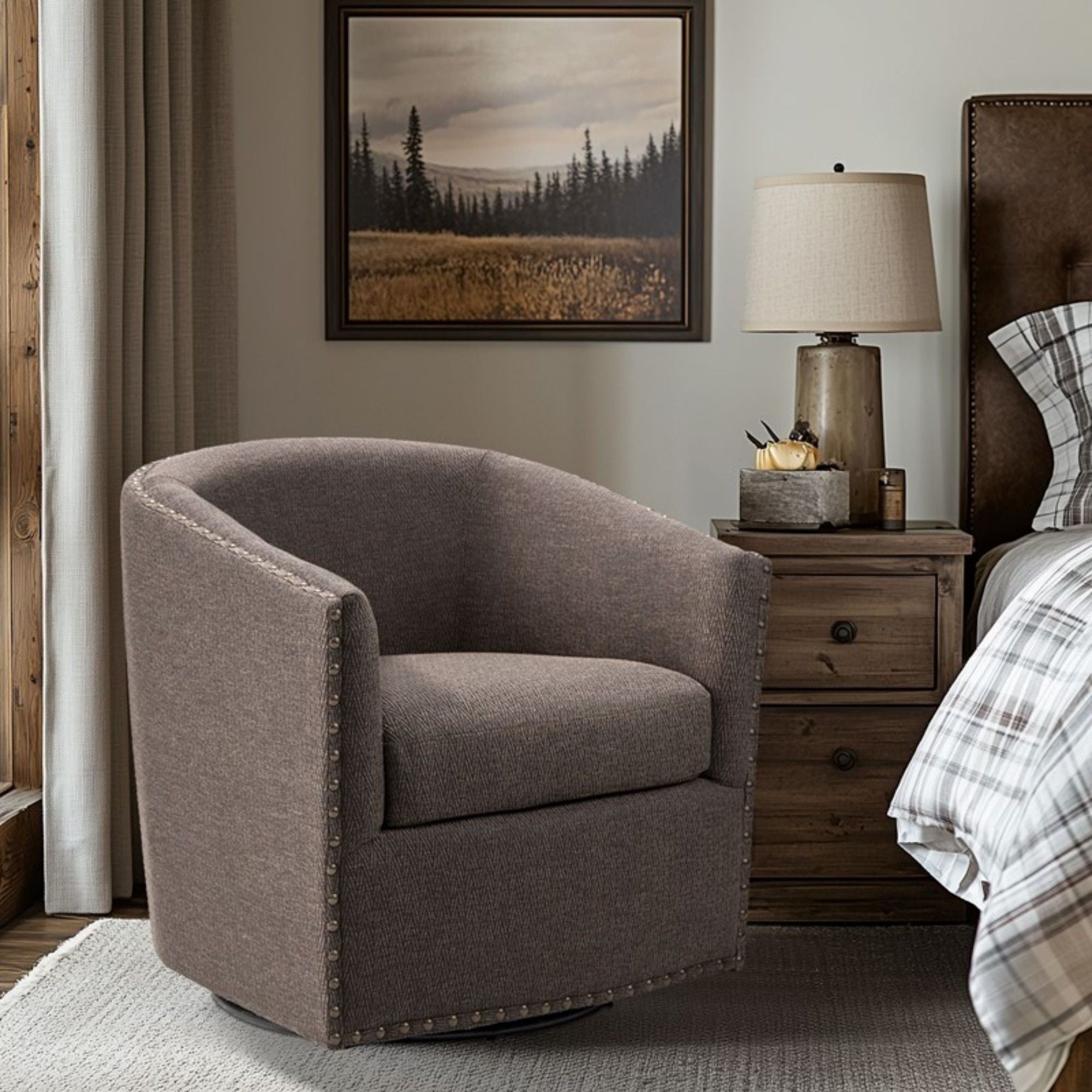Luxurious Chair With 360 Degree Rotation