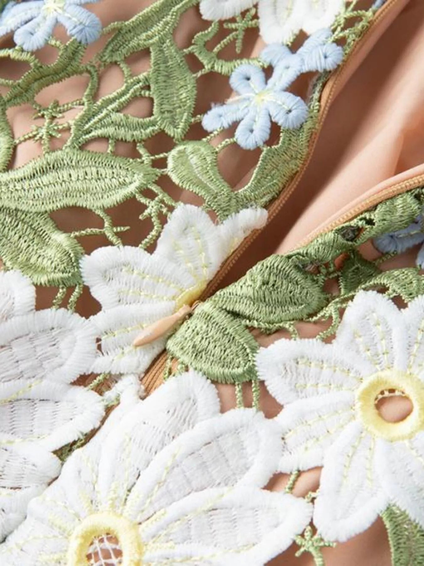 Floral Embroidered Maxi Dress
