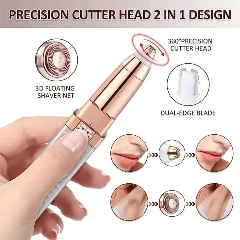 4-in-1 Facial Electric Shaver for Women - Overture Gifts