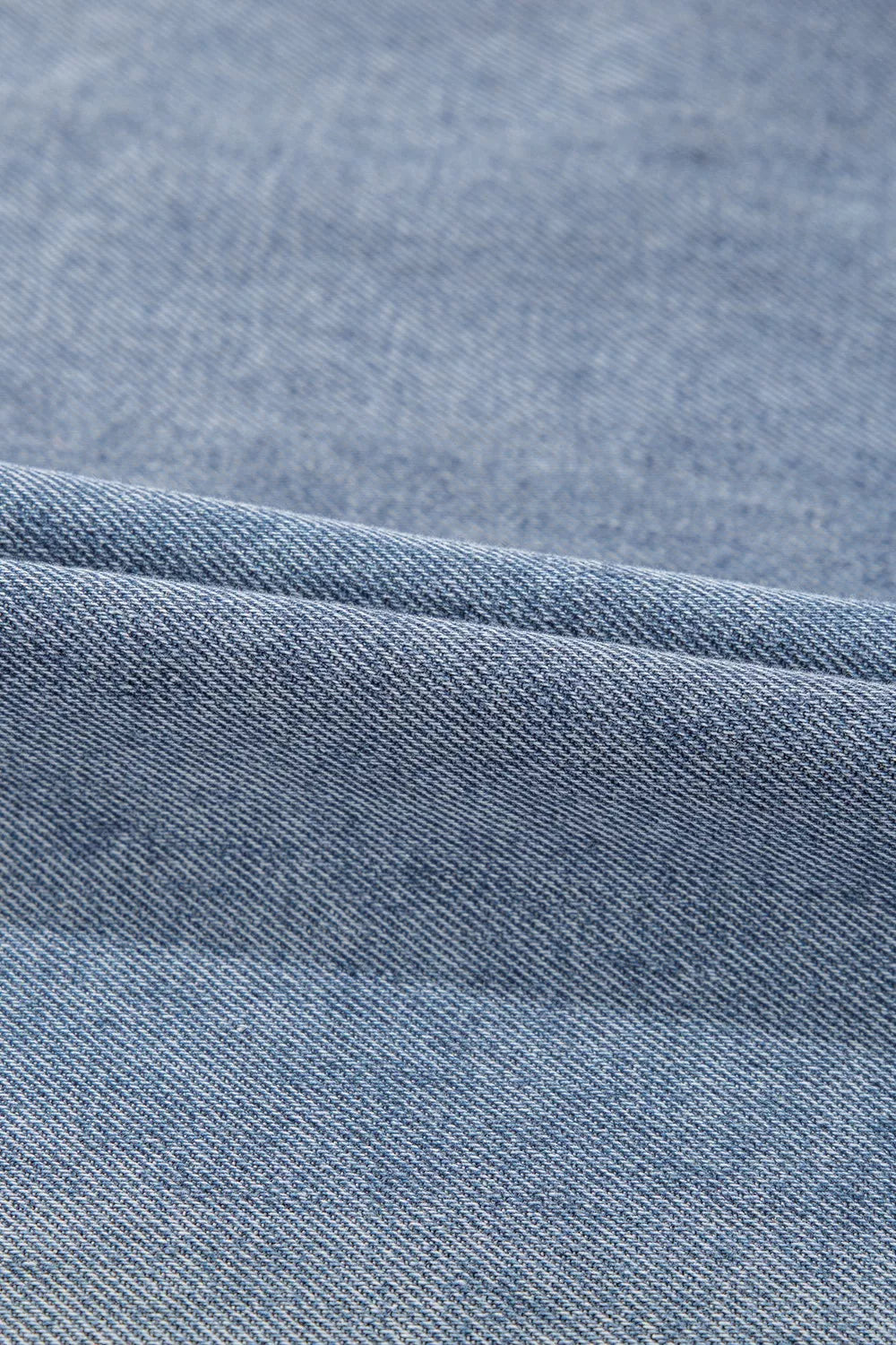 Vintage Wash Denim Dress with Pockets