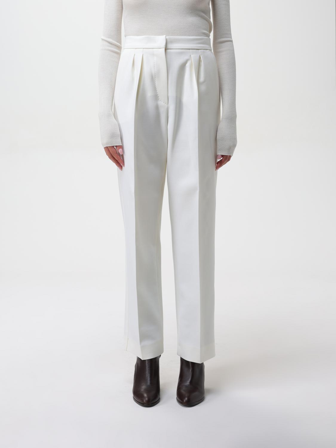 Max Mara Pants Woman Cream