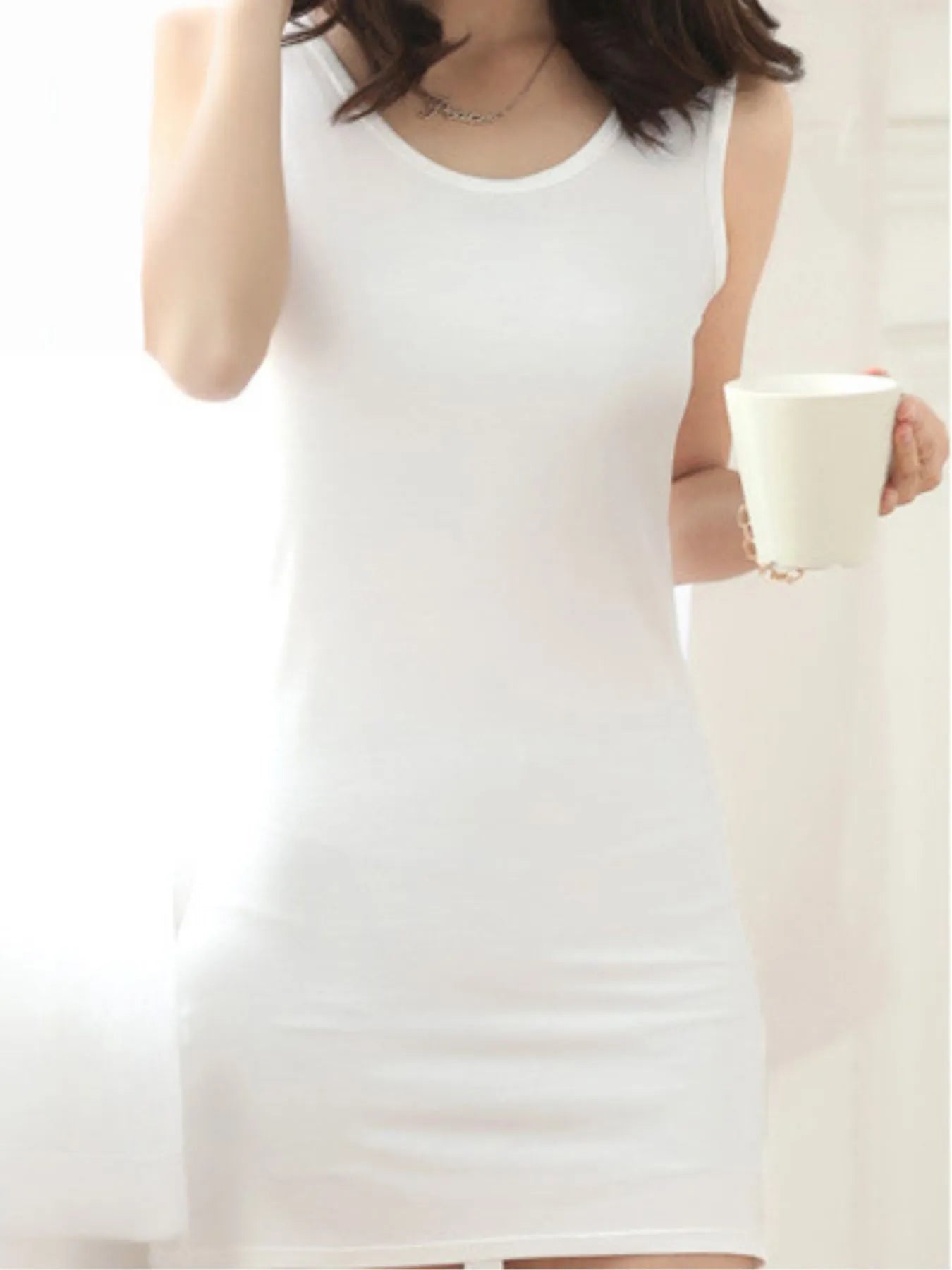 Scoop Neck Mini Dress