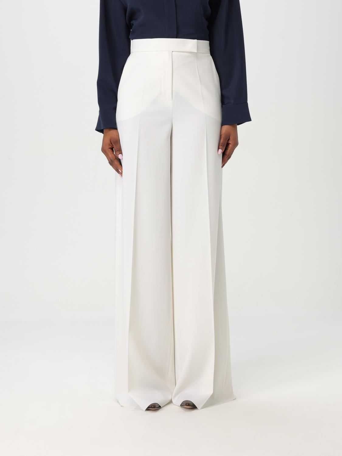 Max Mara Pants Woman White
