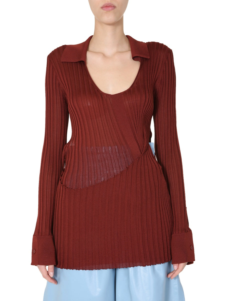 Bottega Veneta Women Ribbed Sweater