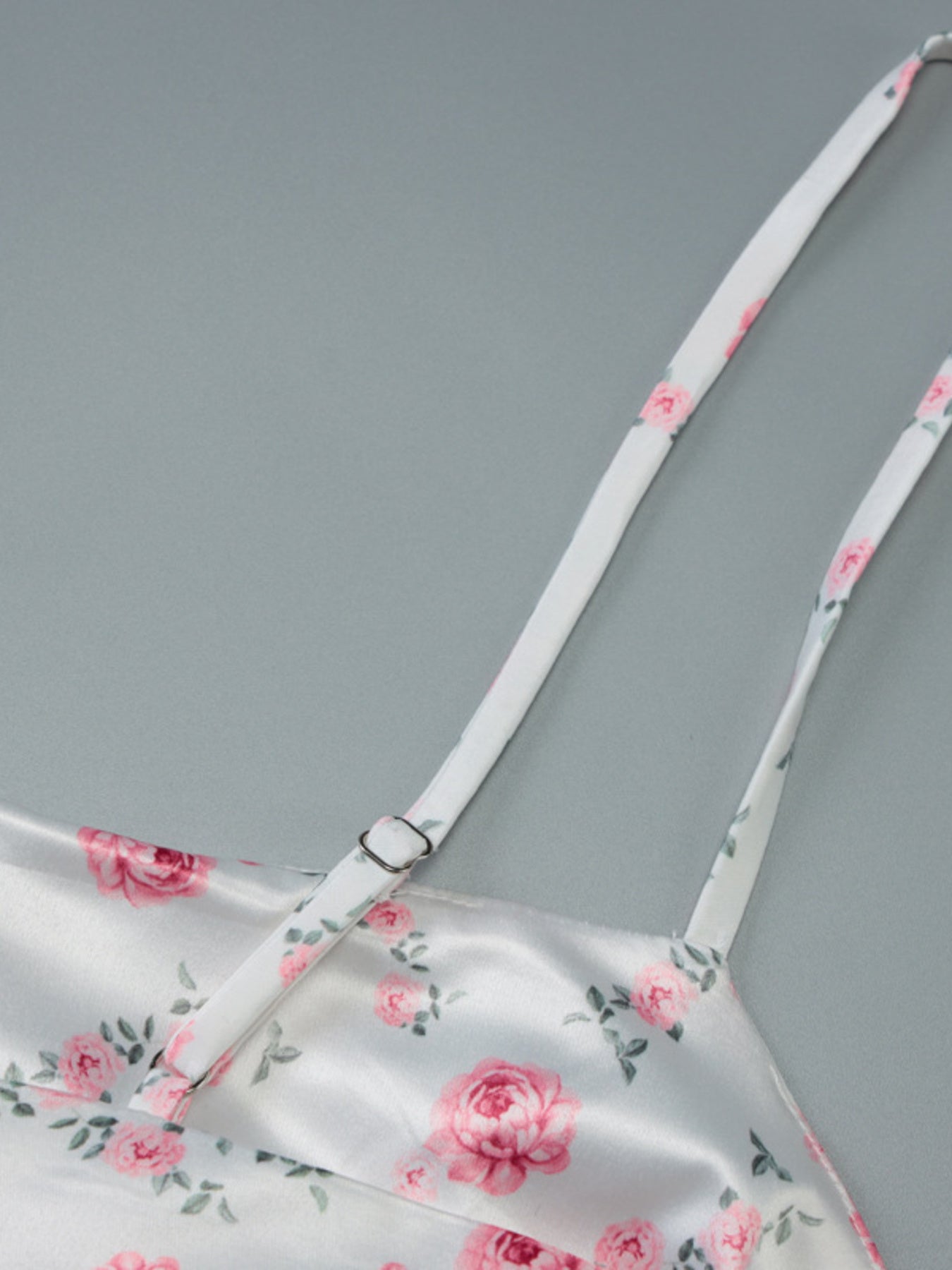 Floral Print Spaghetti Strap Midi Dress