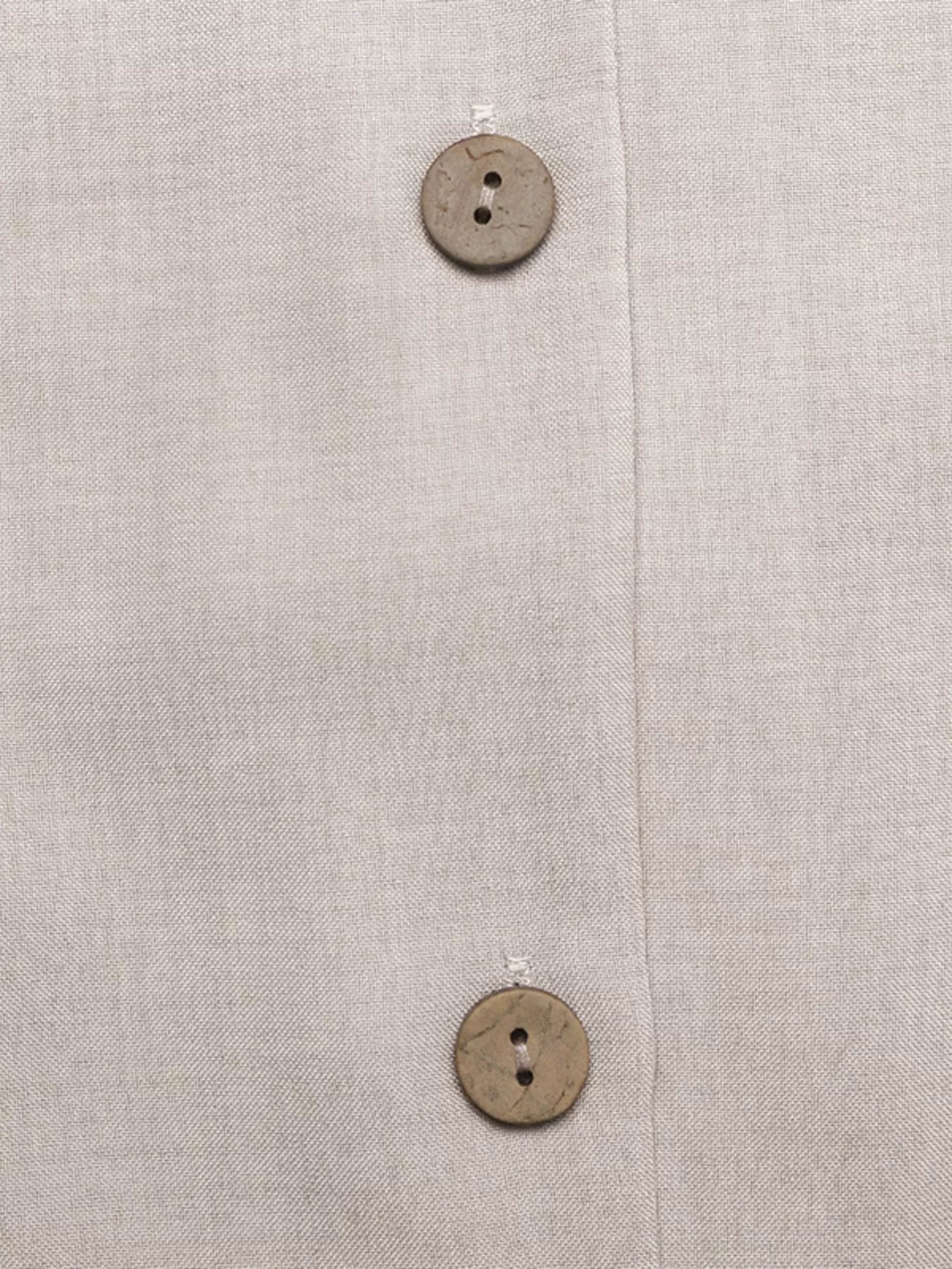 Sleeveless Button-Down Midi Dress