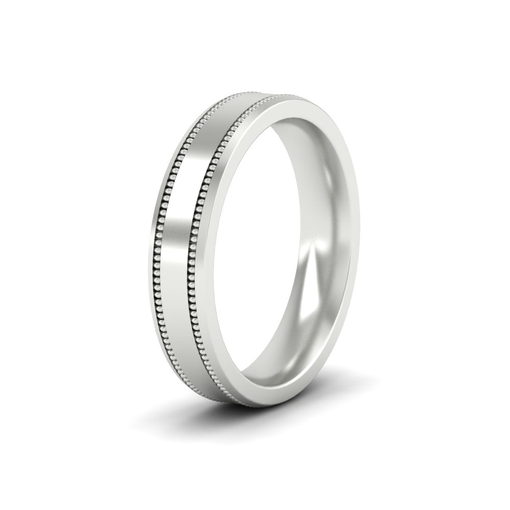 Mens Band Double Milgrain