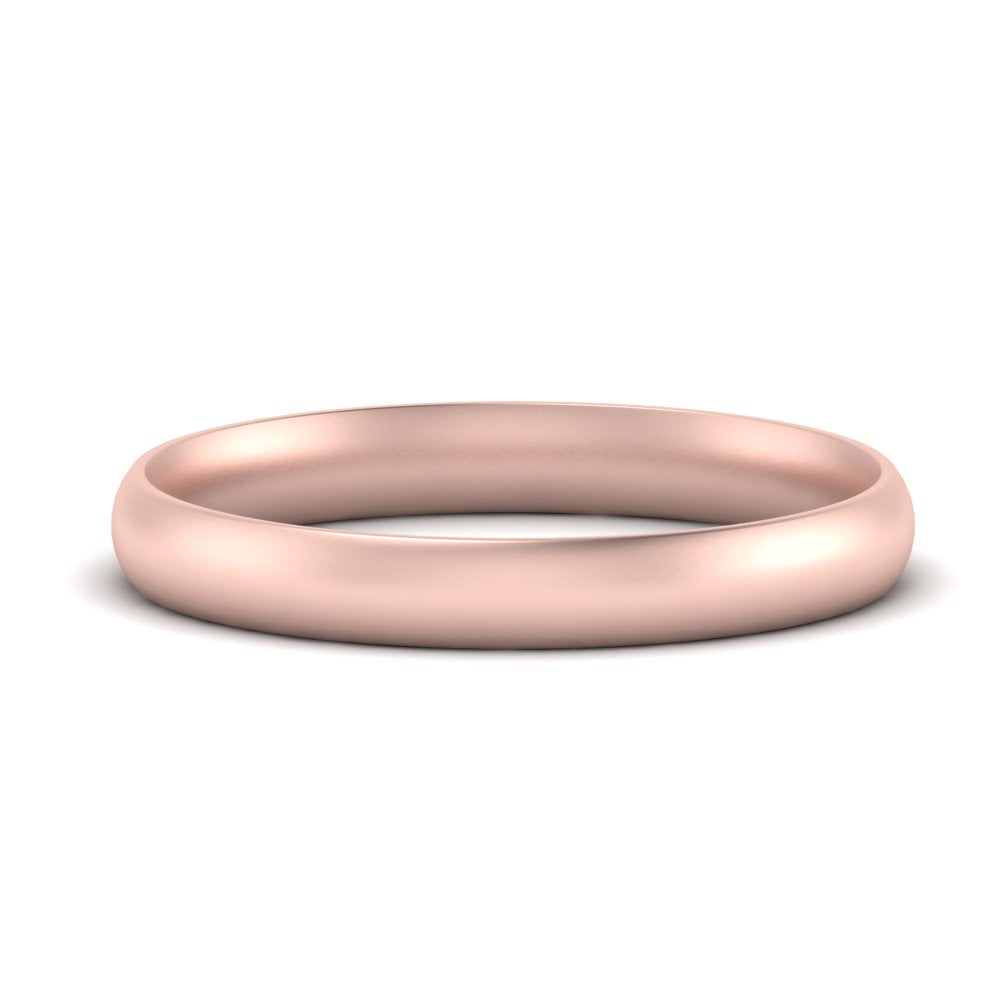 Comfort Fit Mens Wedding Band