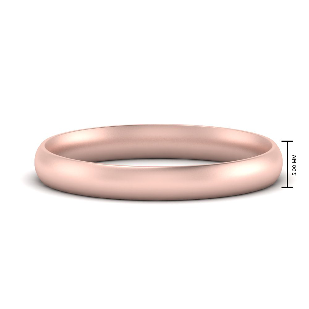 Comfort Fit Mens Wedding Band