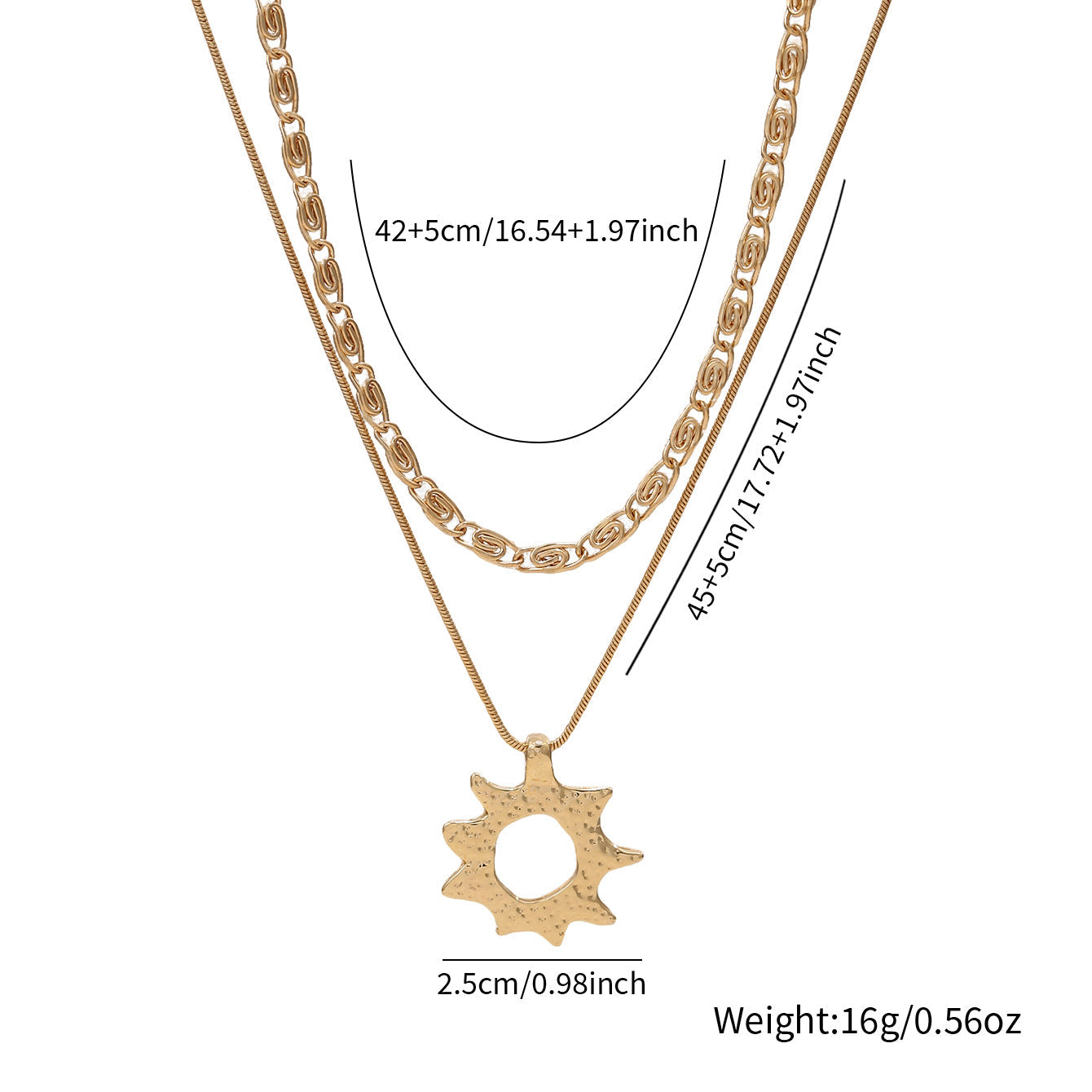 2026 New Cross-border Necklace For Women, Light Luxury Niche Clavicle Chain, Premium Minimalist Versatile Pendant Neck Jewelry