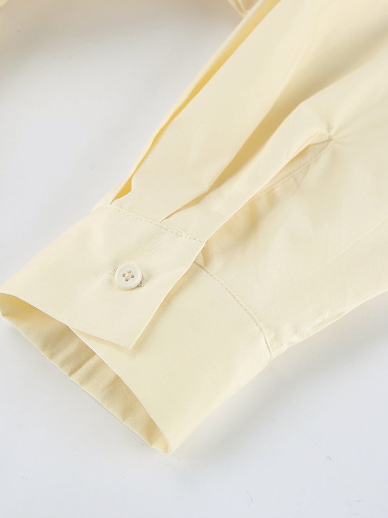 Button Front Bubble Hem Dress