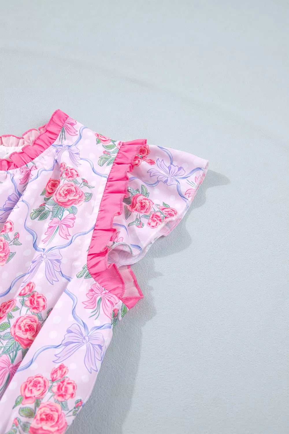 Tiered Ruffles Sleeveless Summer Floral Dress
