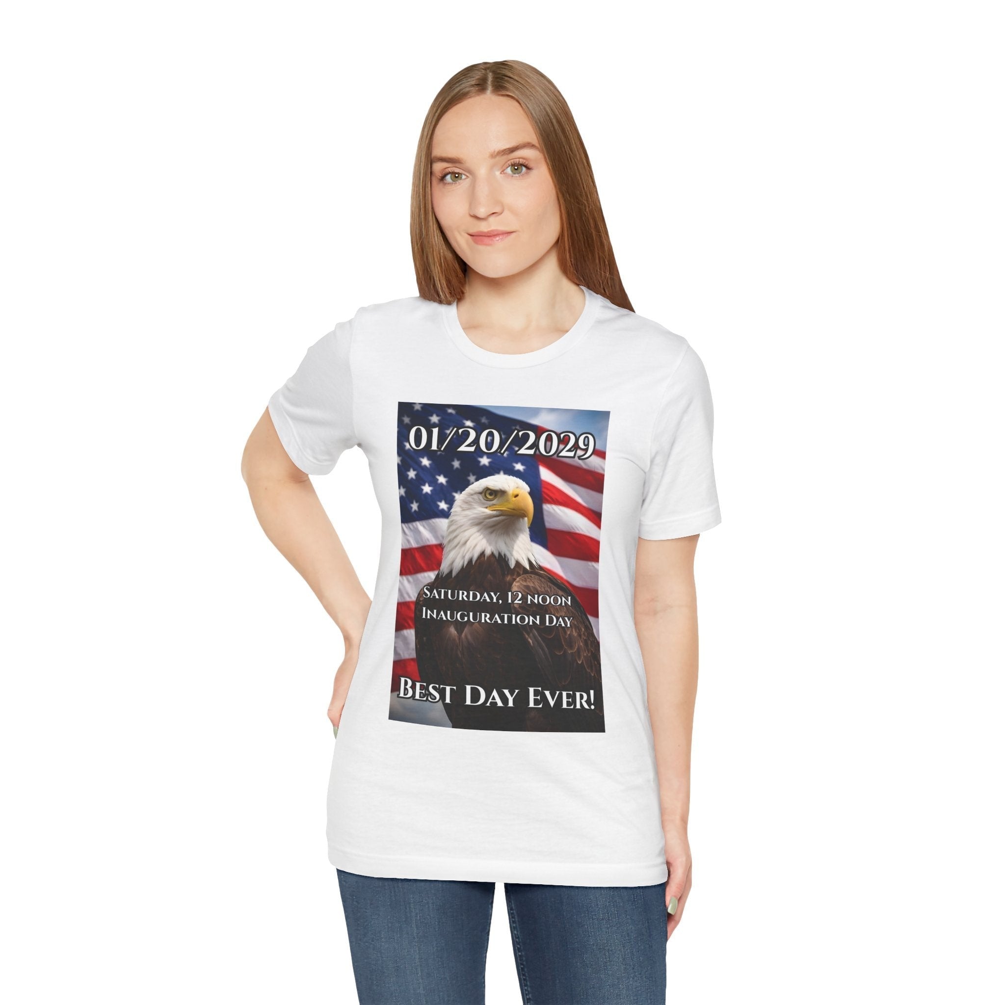 Inauguration Day 01/20/2029 Eagle Tee — "Best Day Ever!"