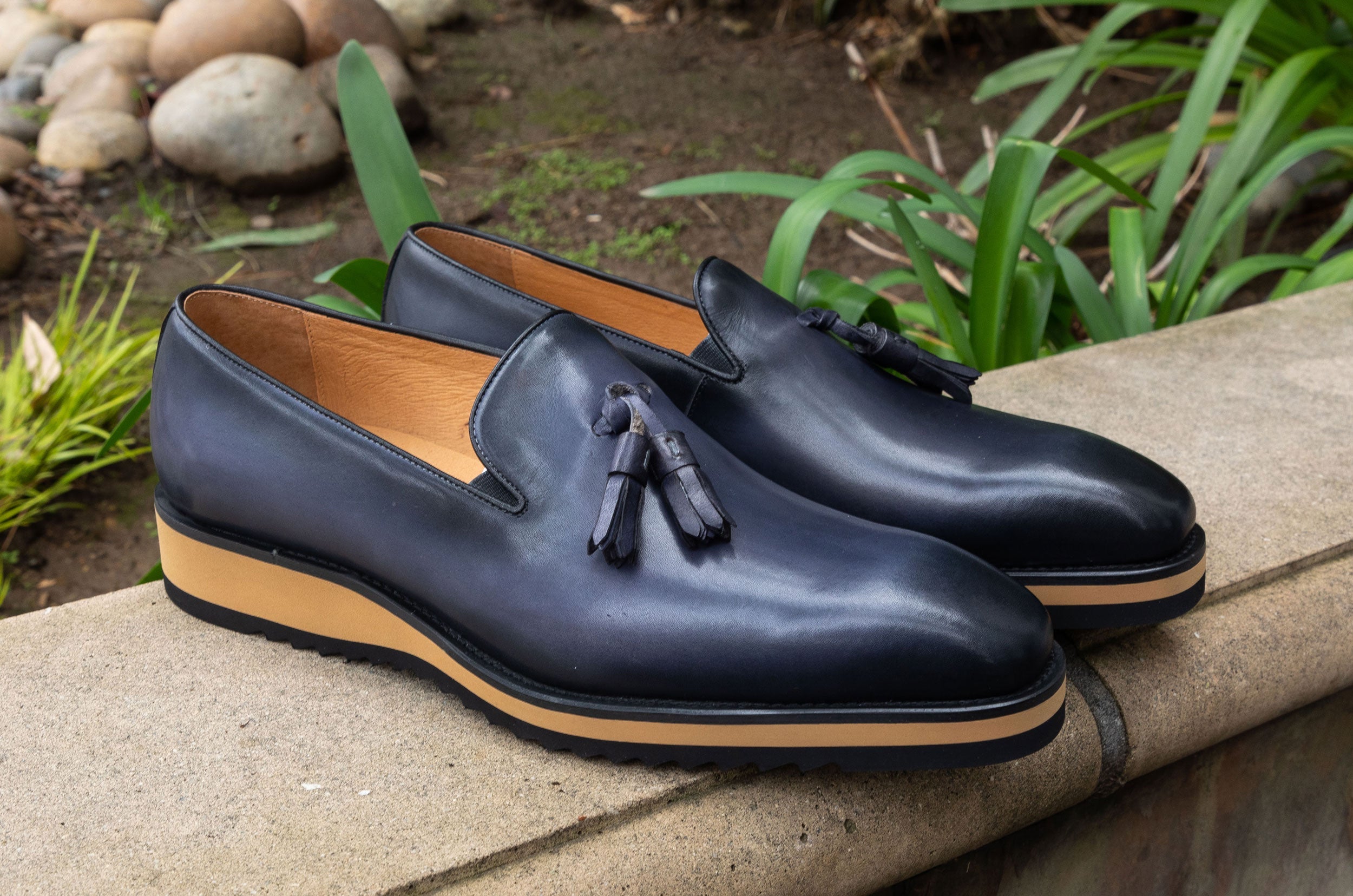 Maurice Calfskin Loafer - Grey
