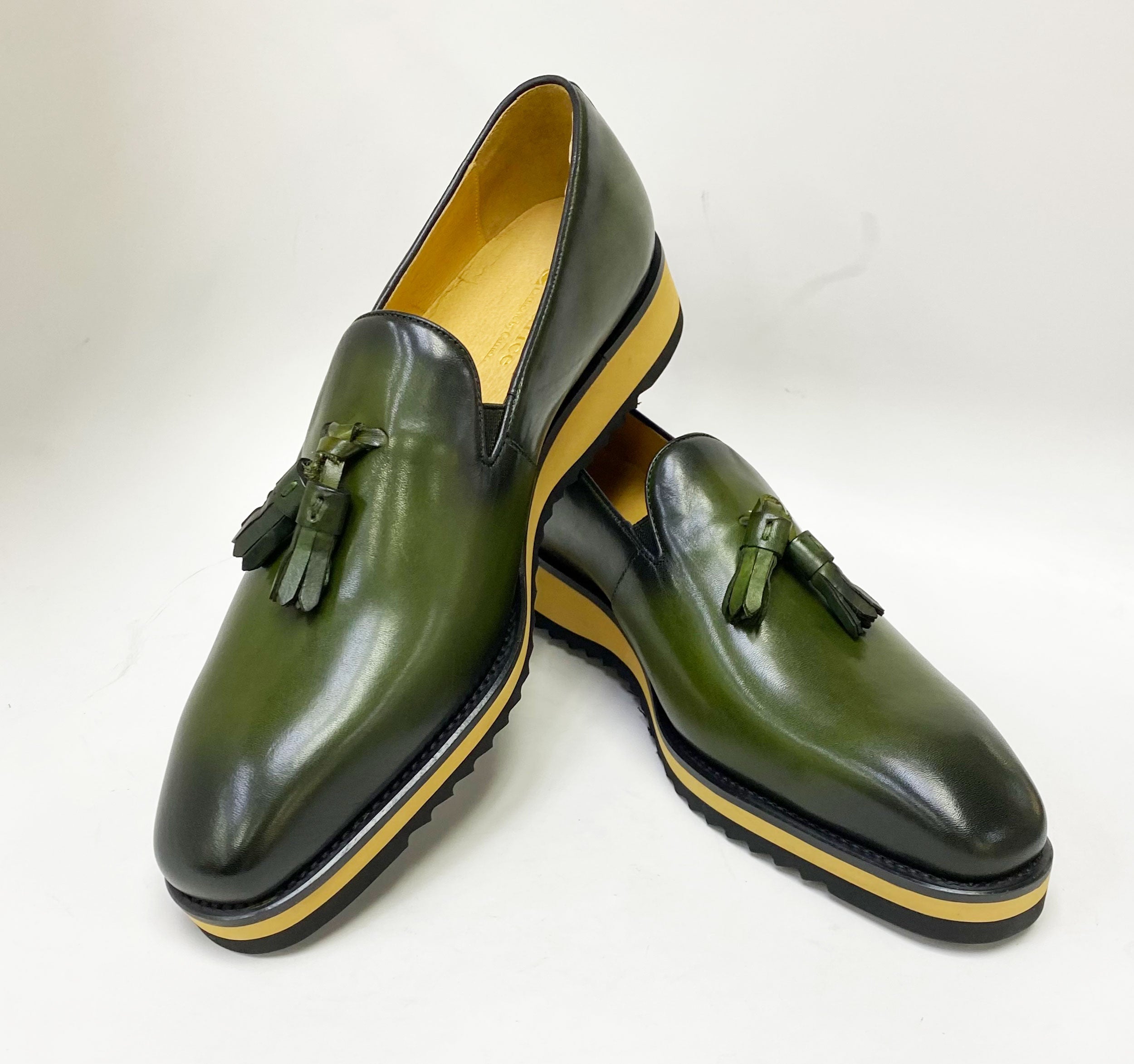 Maurice Calfskin Loafer - Olive